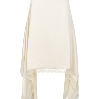 Thora asymmetric lace skirt