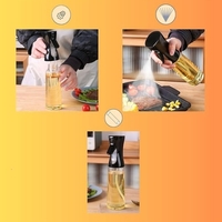 Спрей бутилка за масло/оцет, стъкло+Pvc, 22x5, 8x8 см