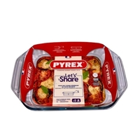 Тава правоъгална с дръжки 2.9л.PYREX