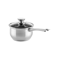 Касерола 1.5 литра стъклен капак 16х9.5см.