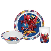 Детски сервиз 3части/ меламин SPIDER MAN