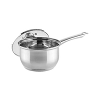 Касерола 1.5 литра стъклен капак 16х9.5см.