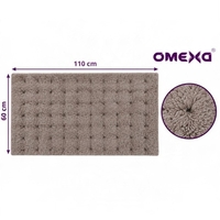 Постелка за баня Omexa Zinnia  бежова, с релефна текстура
