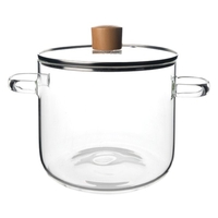 Тенджера стъкло с капак 2.6л.