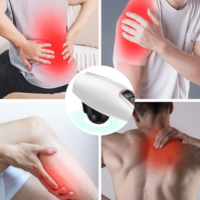 Ръчен масажор Oliver Voltz OV56520A, 12W, 4 режима на работа и 5 нива на интензивност, 5 глави, Бял