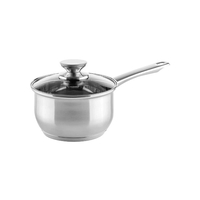 Касерола 1.5 литра стъклен капак 16х9.5см.