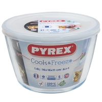 Купа с капак дълб.Pyrex 1.6л. -012391