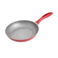 Тиган Voltz OV54419A24, 24см.,Мраморно покритие,Индукция, Червен