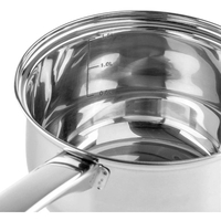 Касерола 1.5 литра стъклен капак 16х9.5см.