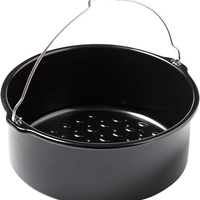 Съд за готвене в AirFryer кръгал 1.6литра 20х 19х 7.5см. с дръжки PYREX