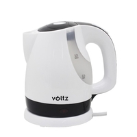 Електрическа кана Voltz FOV51230F, 1300W, 0.9л., бяло/черно