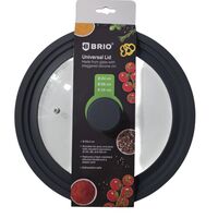 Универсален стъклен капак BRIO  – за тенджери и тигани Ø 24, 26 и 28 см