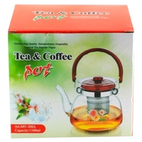 Чайник стъкло 1.1л.