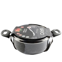Тенджера 24см.BRIO Stone