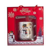 Коледна чаша с дръжка и лъжица в кутия 210мл. ZH272B