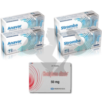 Steroid cycle for relief and definition with oral preparations
