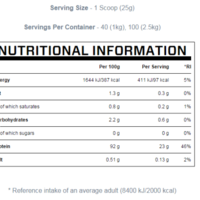 Myprotein Impact Whey Protein Isolate 2500 g