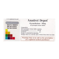 Pharm-tec. Anadrol Depot 50 mg 30 tabs