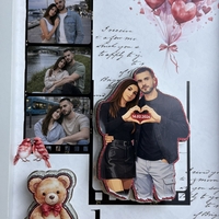 CRAFTONA Рамка с колаж от снимки – подарък за Свети Валентин