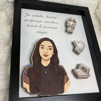 CRAFTONA Рамка с 3д изображение по снимка - UGC подарък