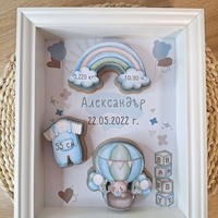 Рамка визитка за бебе