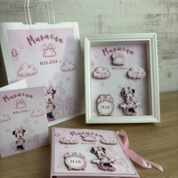 Рамка визитка за новородено - Мини Маус