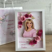 CRAFTONA 3Д рамка по снимка - подарък за 8 март