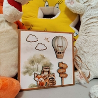 Бебешки албум за спомени „Горски животни“ – персонализиран