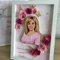 CRAFTONA 3Д рамка по снимка - подарък за 8 март