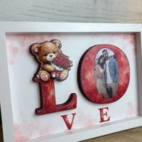 CRAFTONA Рамка с 3д изображение по снимка - любовен подарък