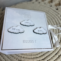 CRAFTONA Албум дневник с лепени страници - облачета в сиво