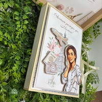 Картичка с шоколад Арт портрет | Craftona | Картички с шоколад