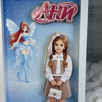 CRAFTONA Рамка с 3д изображение по снимка - Winx магия