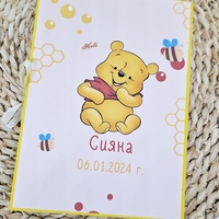 Мини албум визитка за новородено
