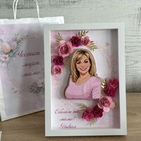 CRAFTONA 3Д рамка по снимка - подарък за 8 март