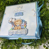 Албум-дневник с лъвчета в син цвят