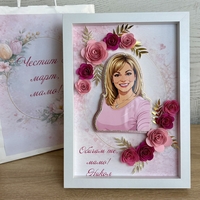 CRAFTONA 3Д рамка по снимка - подарък за 8 март