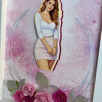 Рамка по снимка превърната в дигитална 3д - подарък за юбилей