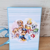 Мини албум картичка HM Ivona - луксозен дизайн с 3D Paw Patrol