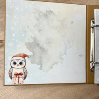 CRAFTONA Албум дневник с ринг механизъм – коледен горски свят