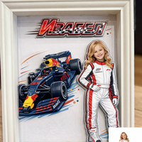 CRAFTONA Рамка с 3д изображение по снимка - Formula 1 мечта