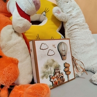 Бебешки албум за спомени „Горски животни“ – персонализиран