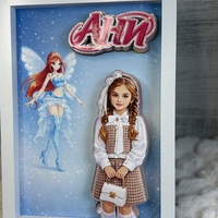 CRAFTONA Рамка с 3д изображение по снимка - Winx магия