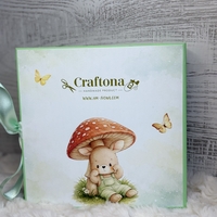 CRAFTONA Албум дневник с ринг механизъм - Зелени зайчета