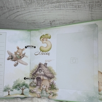 CRAFTONA Албум дневник с ринг механизъм - Зелени зайчета