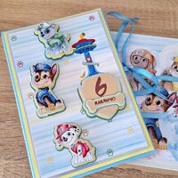 Мини албум картичка HM Ivona - луксозен дизайн с 3D Paw Patrol
