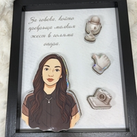 CRAFTONA Рамка с 3д изображение по снимка - UGC подарък