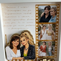 CRAFTONA Рамка с колаж от снимки - подарък за 8 март