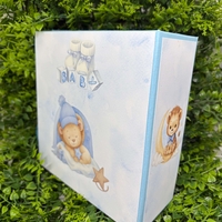 Албум-дневник с лъвчета в син цвят