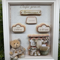 Рамка визитка за новородено 